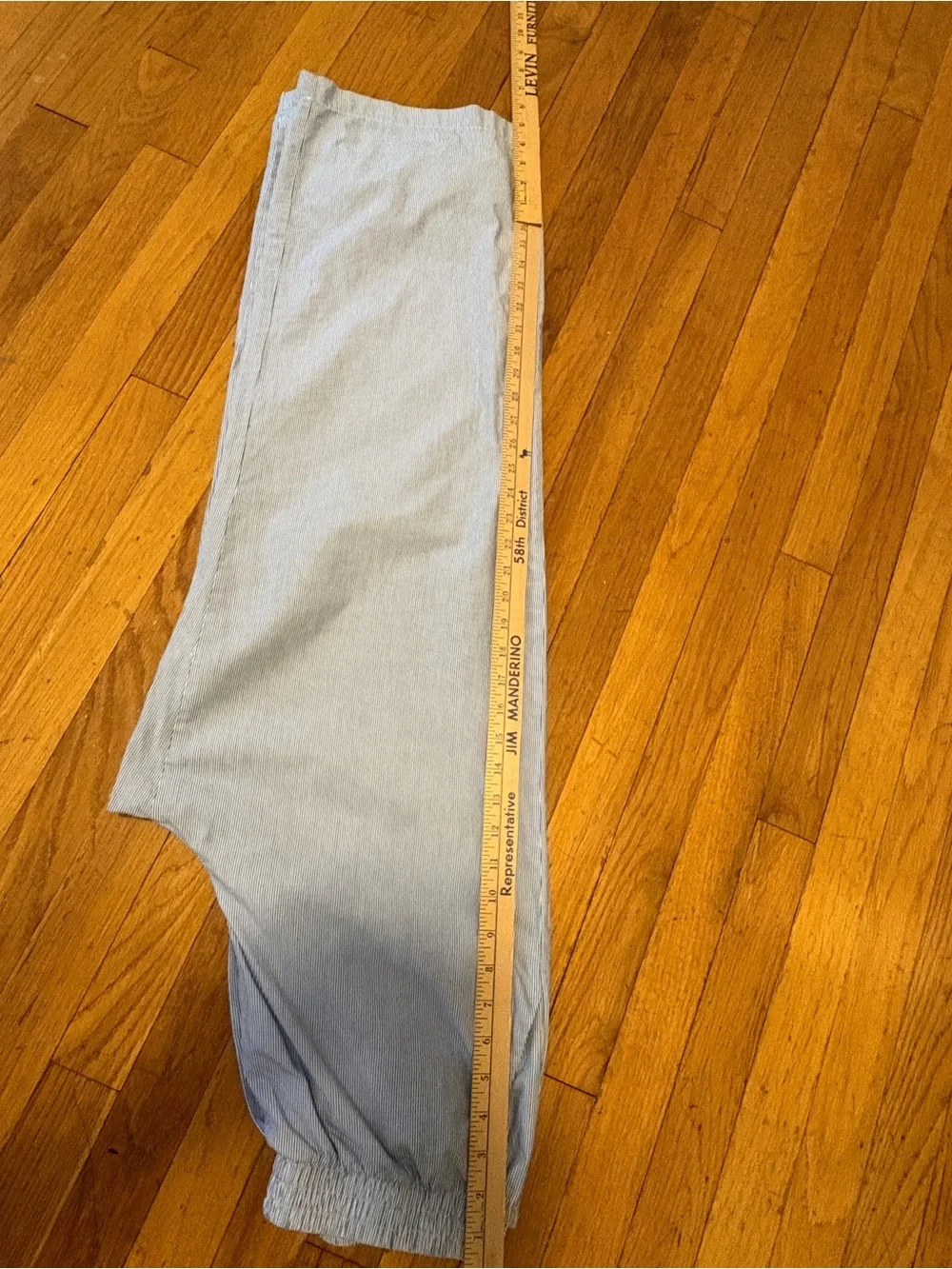 Cotton On Australia Boxer Style Lounge Pajama Pant Med Large Lt BluePinstripe